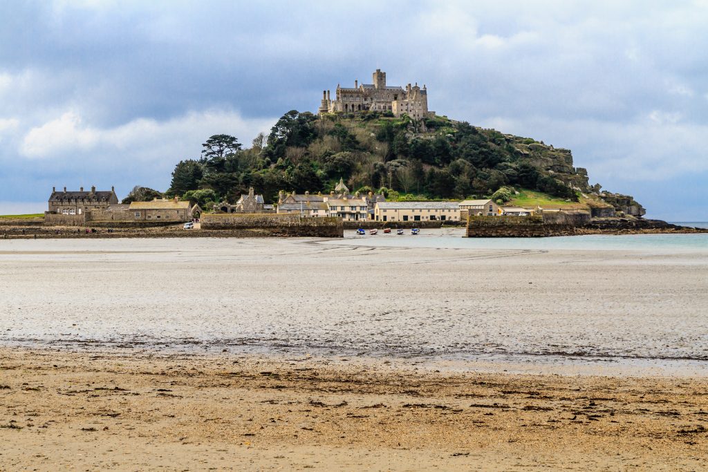 St. Michael´s Mount in Cornwall (near village of Marazion), UK