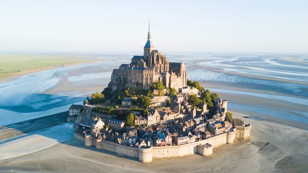 Le Mont Saint-Michel marée Normandie France