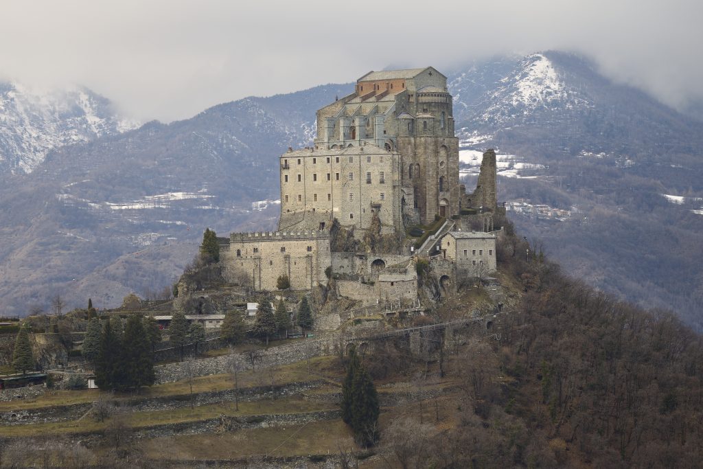 Sacra di San Michele or Saint Michael's Abbey, Piedmont, Italy