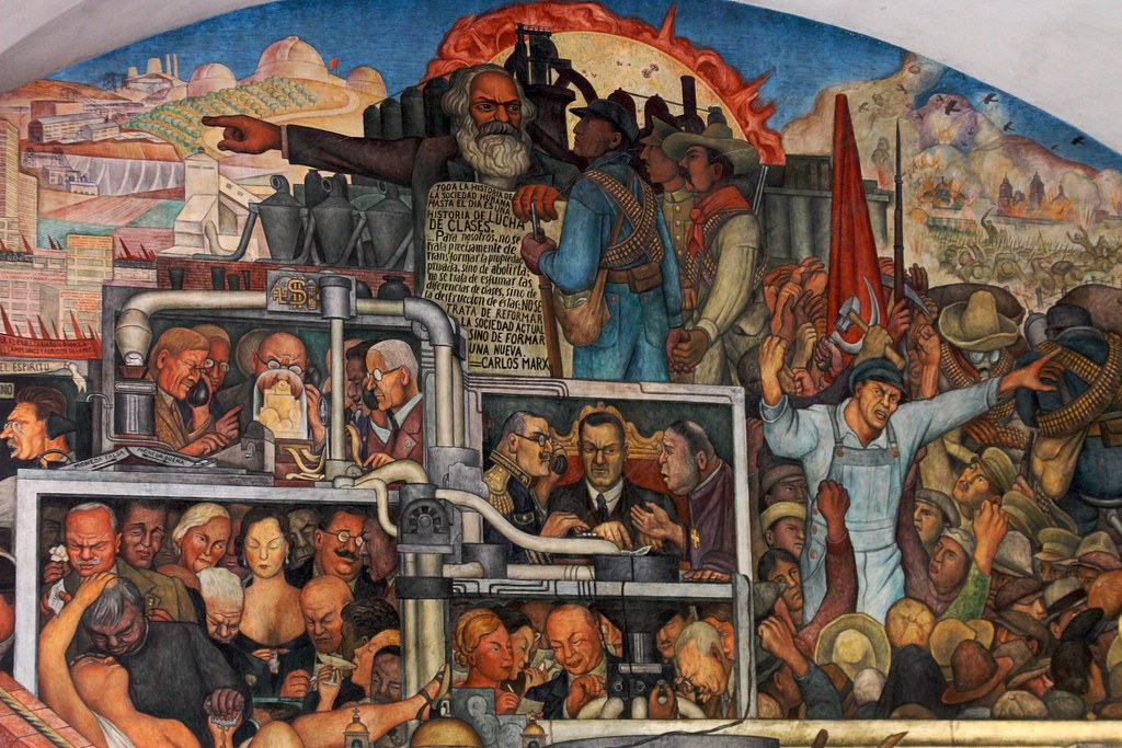 Murale Diego Rivera Palais national Mexico Mexique