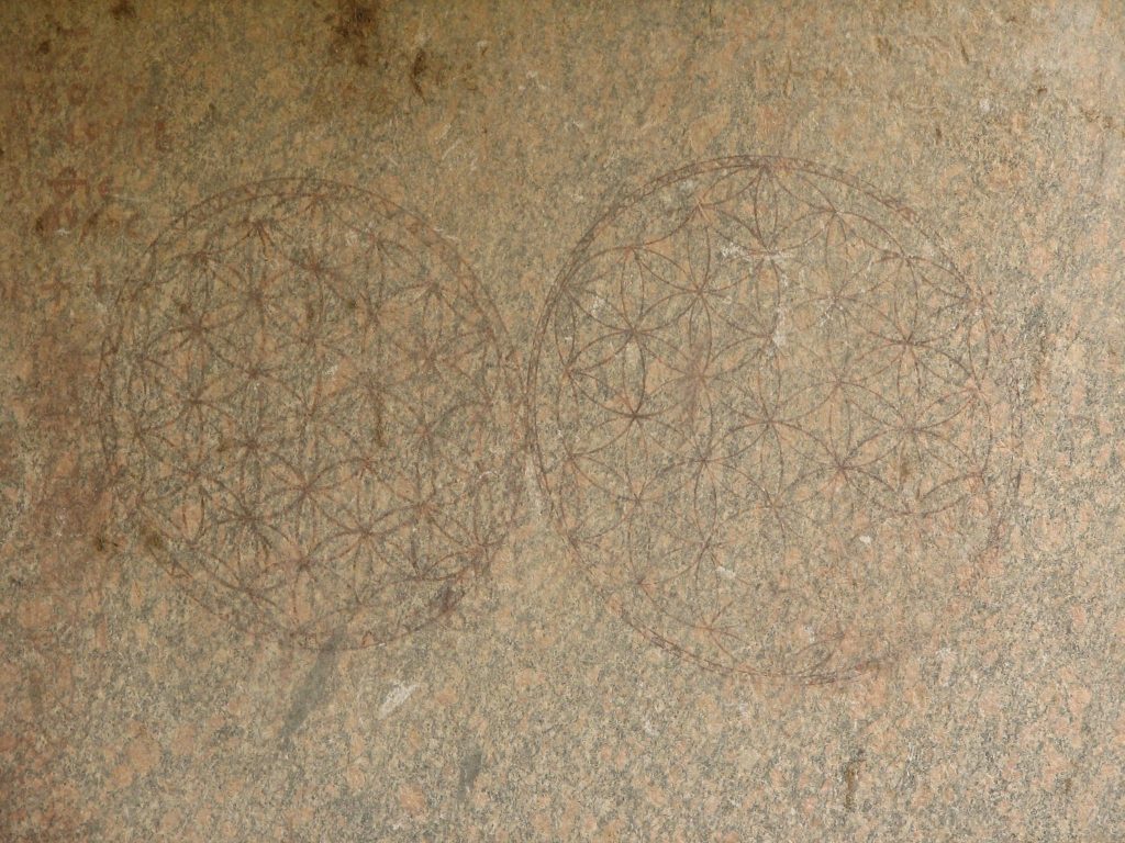 Fleur de vie gravée Abydos Egypte