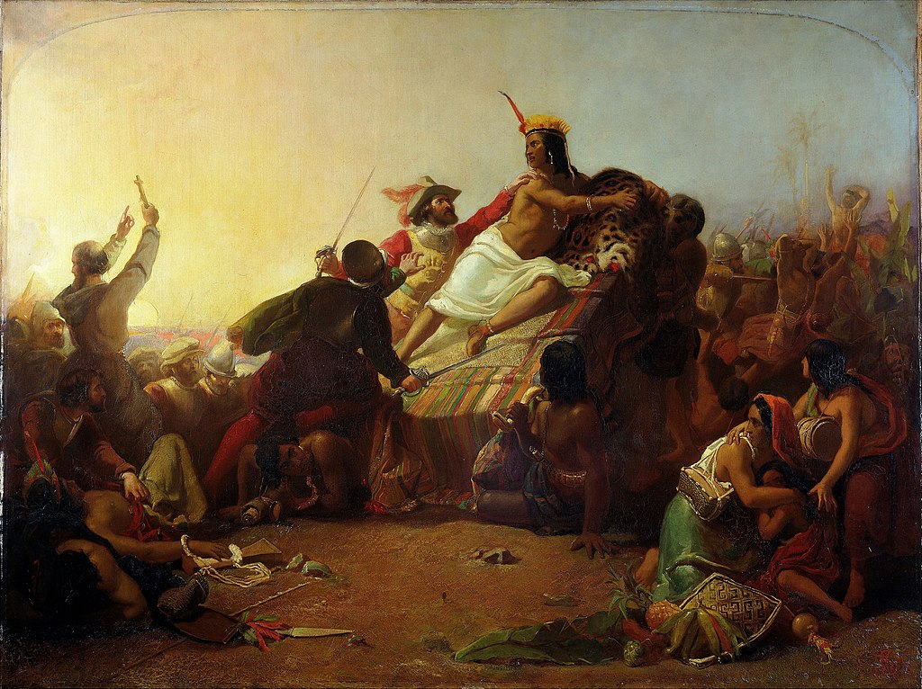 Millais,_John_Everett_(Sir)_-_Pizarro_Seizing_the_Inca_of_Peru_-_Google_Art_Project