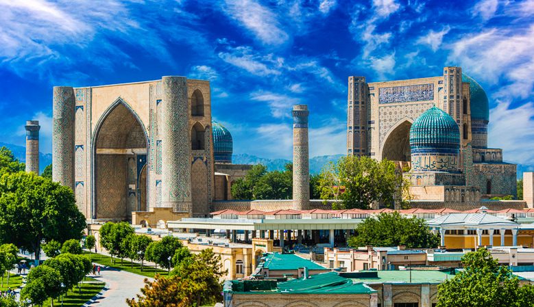 Mosquée Bibi-Khanym à Samarkand, Ouzbékistan