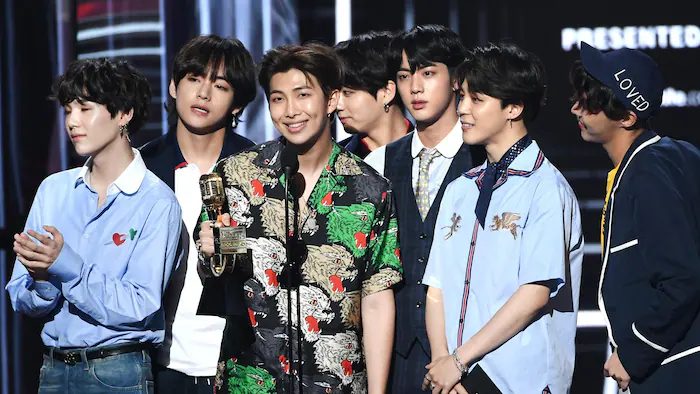 Groupe BTS de musique KPop en Coree du Sud
