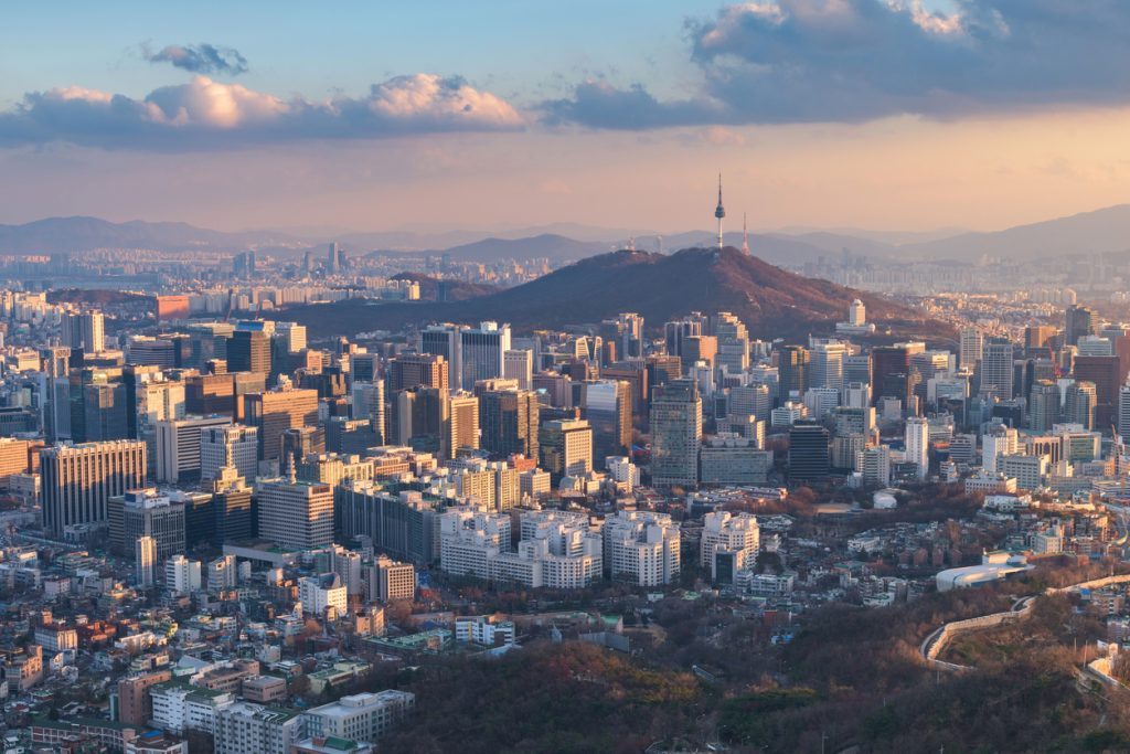 Panorama Seoul Coree du Sud